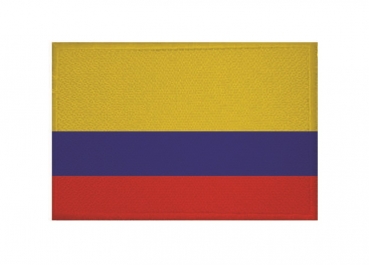 Aufnäher Patch Kolumbien Aufbügler Fahne Flagge
