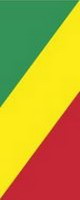 Bannerfahne Kongo, Brazzaville Premiumqualität