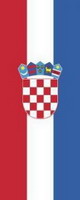 Bannerfahne Kroatien Premiumqualität