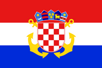 Flagge Fahne Kroatien Seekriegsflagge Premiumqualität