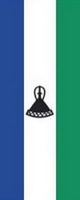 Bannerfahne Lesotho ab 2007 Premiumqualität