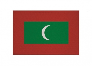 Aufnäher Patch Malediven Aufbügler Fahne Flagge