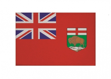 Aufnäher Patch Manitoba Aufbügler Fahne Flagge