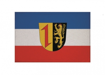 Aufnäher Patch Mannheim  Aufbügler Fahne Flagge