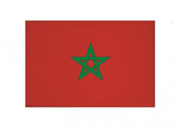 Aufnäher Patch Marokko Aufbügler Fahne Flagge
