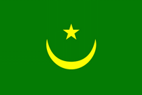 Stockflagge Mauretanien