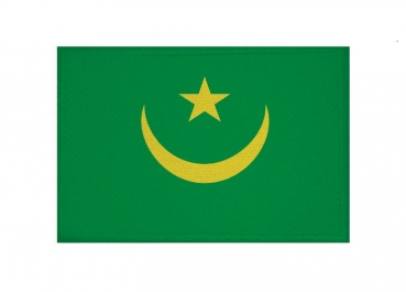 Aufnäher Patch Mauretanien Aufbügler Fahne Flagge
