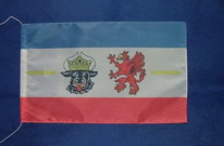 Tischflagge Mecklenburg-Vorpommern mit Wappen