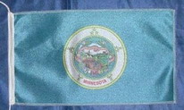 Tischflagge Minnesota