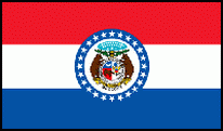 Flagge Fahne Missouri 90x150 cm