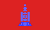 Flagge Fahne Mongolei 1924-1940 Premiumqualität