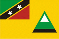 Flagge Fahne Nevis Insel Premiumqualität