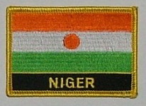 Aufnäher Niger Schrift unten