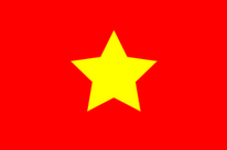 Flagge Fahne Nordvietnam 1945-1955 Premiumqualität