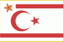 Flagge Fahne Nordzypern Präsident Premiumqualität