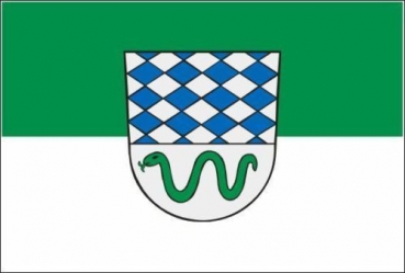 Tischflagge Oftersheim 10x15cm mit Ständer Tischfahne Miniflagge