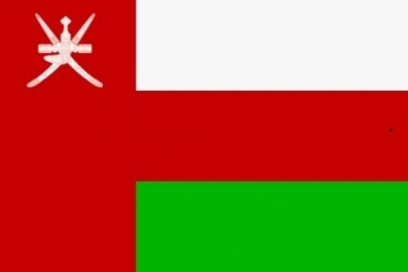Tischflagge Oman 10x15cm mit Ständer Tischfahne Miniflagge