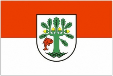 Tischflagge Oranienburg 10x15cm mit Ständer Tischfahne Miniflagge