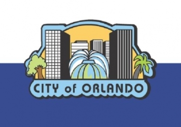 Tischflagge Orlando 10x15cm mit Ständer Tischfahne Miniflagge