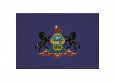 Aufnäher Patch Pennsylvania Aufbügler Fahne Flagge