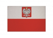 Aufnäher Patch Polen Wappen  Aufbügler Fahne Flagge