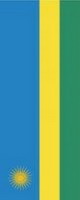 Bannerfahne Ruanda Premiumqualität