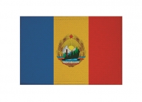 Aufnäher Patch Rumänien Volksrepublik Aufbügler Fahne Flagge