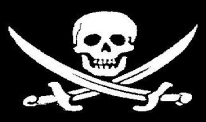 Flagge Fahne Pirat gekreuzter Säbel 90x150 cm