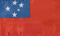 Tischflagge Samoa West Premiumqualität