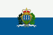 Flagge Fahne San Marino Wappen 90x150 cm