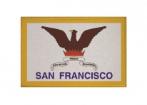 Aufnäher Patch San Francisco Aufbügler Fahne Flagge