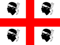 Flagge Fahne Sardinien 90x150 cm