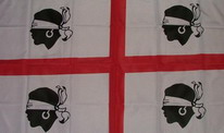 Flagge Fahne Sardinien alt 90x150 cm