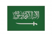 Aufnäher Patch Saudi Arabien Aufbügler Fahne Flagge