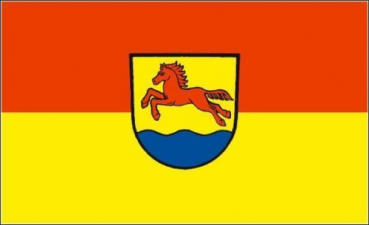 Tischflagge Stutensee 10x15cm mit Ständer Tischfahne Miniflagge