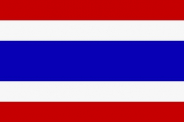 Tischflagge Thailand 10x15cm mit Ständer Tischfahne Miniflagge