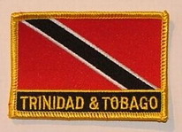 Aufnäher Trinidad & Tobago Schrift unten