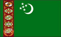 Flagge Fahne Turkmenistan 90x150 cm