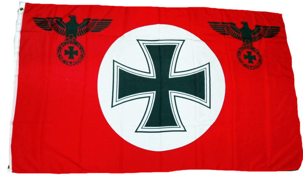 Flaggenparadies Flagge Fahne Reichsadler Eisernes Kreuz Wehrmacht Kaiserreich 90x150 cm