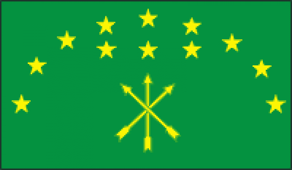 Flagge Fahne Adygien 90 x 150 cm