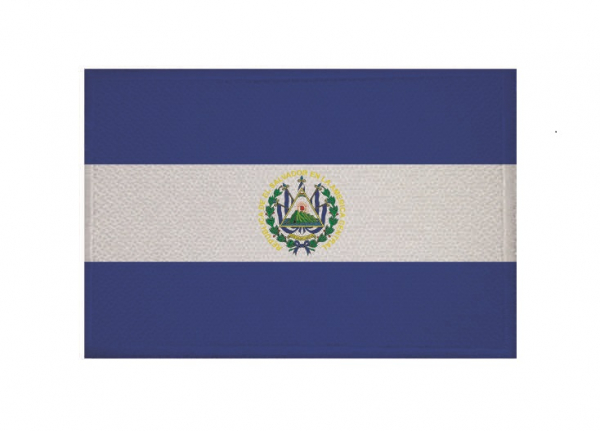 Aufnäher Patch El Salvador Aufbügler Fahne Flagge
