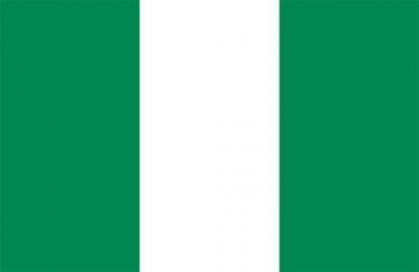 Tischflagge Nigeria 10x15cm mit Ständer Tischfahne Miniflagge