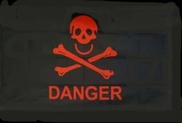 Flagge Fahne Pirat - Danger Flagge 90x150 cm