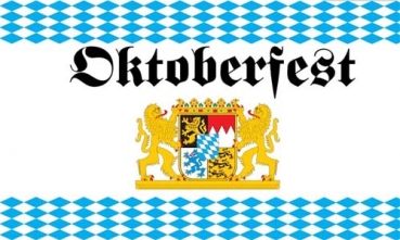 Flagge Fahne Bayern Oktoberfest großes Wappen Flagge 90x150 cm