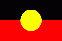 Flagge Fahne - Aborigines Flagge 90x150 cm
