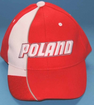 Baseballcap  Polen Schrift Poland