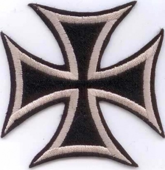 Aufnäher Patch Eisernes Kreuz Aufbügler Fahne Flagge