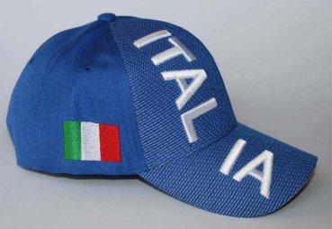Basecap Italien Italia blau