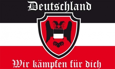 Flagge Fahne DR- Deutschland wir kämpfen für dich Fahne 90x150 cm