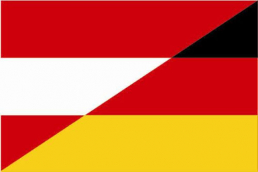 Flagge Fahne Österreich-Deutschland Freundschaftsfahne 90x60 cm *P